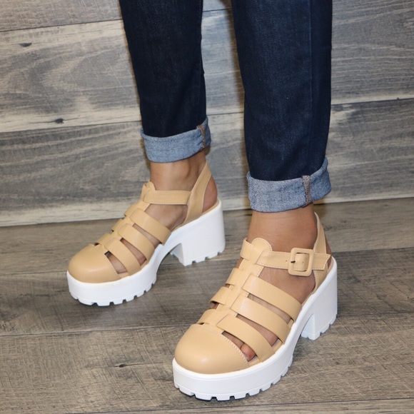 CLOSED TOE Gladiator Platform SANDAL - Picture 7 of 7